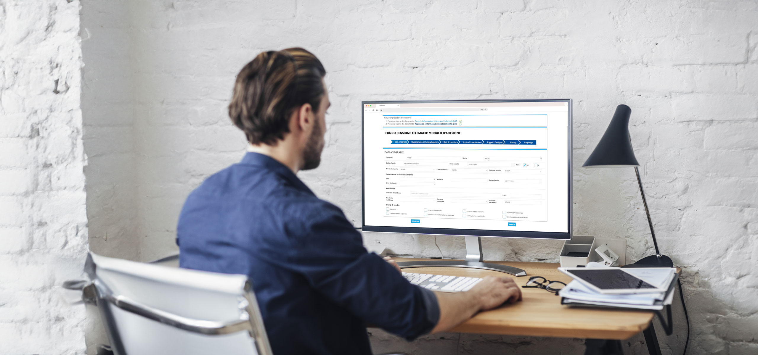 Scopri come compilare il modulo di adesione tramite la procedura guidata online, che sostituisce il modulo cartaceo dal 15 maggio 2024.